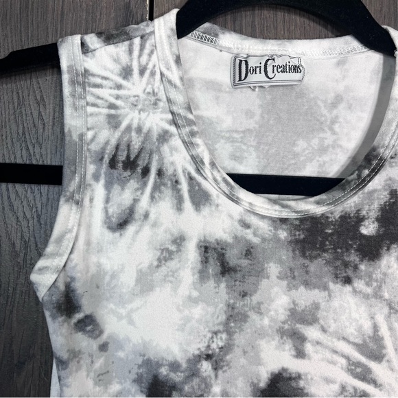 1🌼3/$30🌼Dori Creations Sleeveless Tie Dye Peplum Babydoll Top Size 8/Medium - Picture 5 of 14